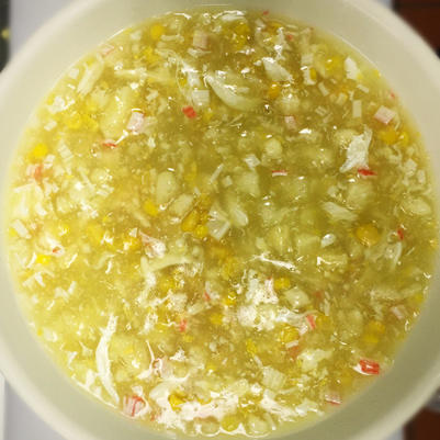 Crab Meat Fish Maw Corn Soup